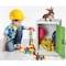 Adiroffice W  1-Tier Steel Free Standing Storage Locker Cabinet for Home, School in Green ADI629-02-GRN-MK - alternate 5
